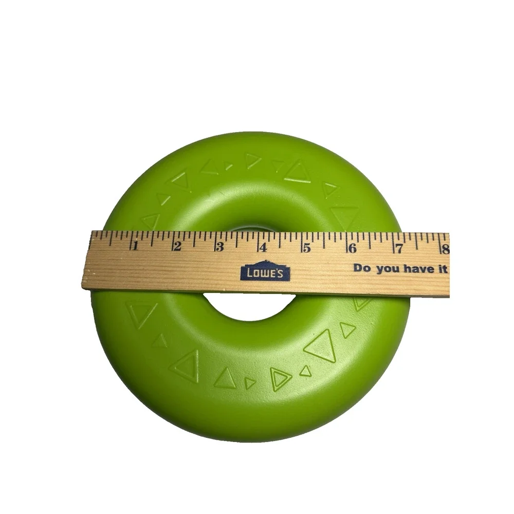 Fisher Price Giant Rock- A-Stack Green Ring Triangle Print Replacement Ring Toy